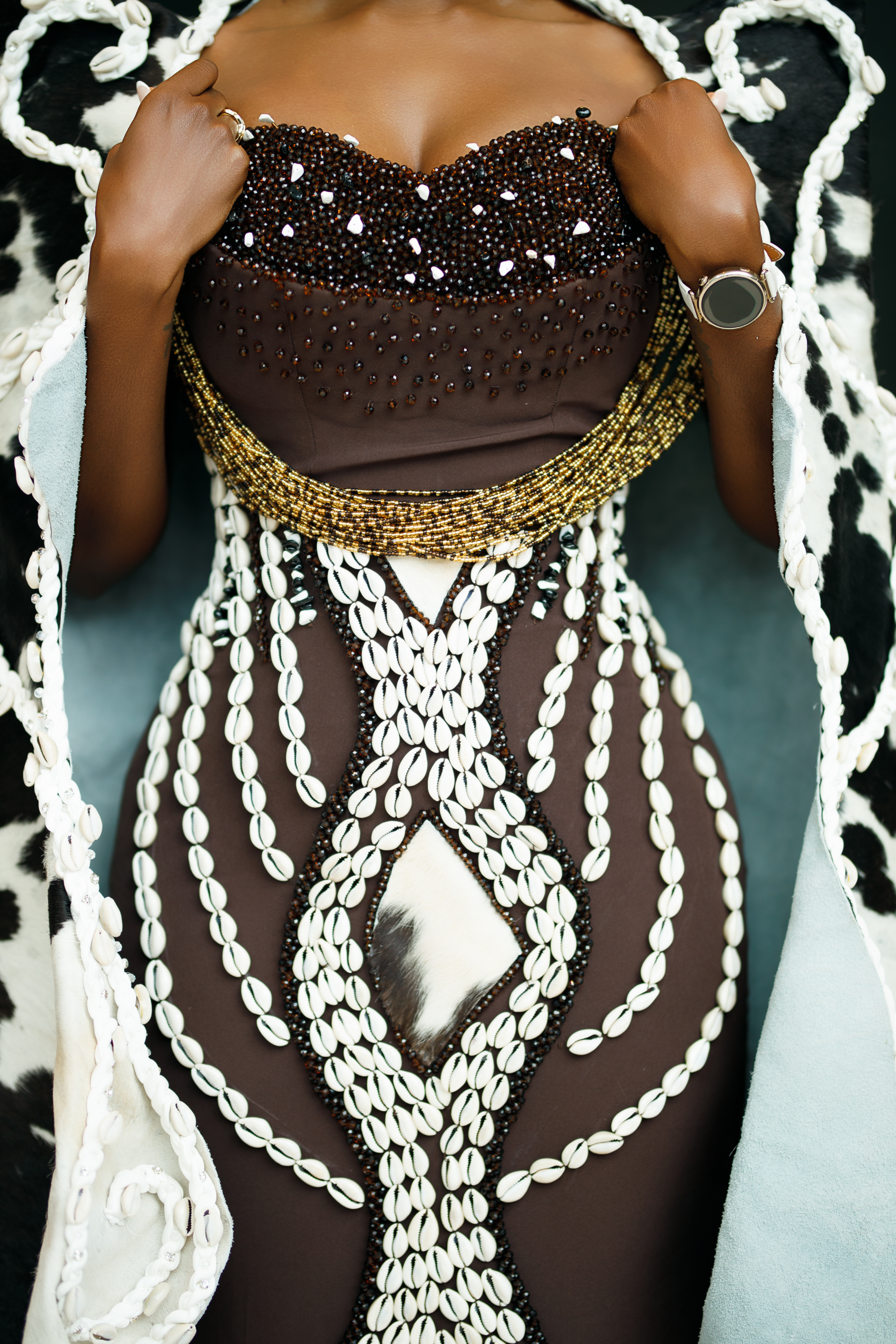 Couture non-bridal ensemble