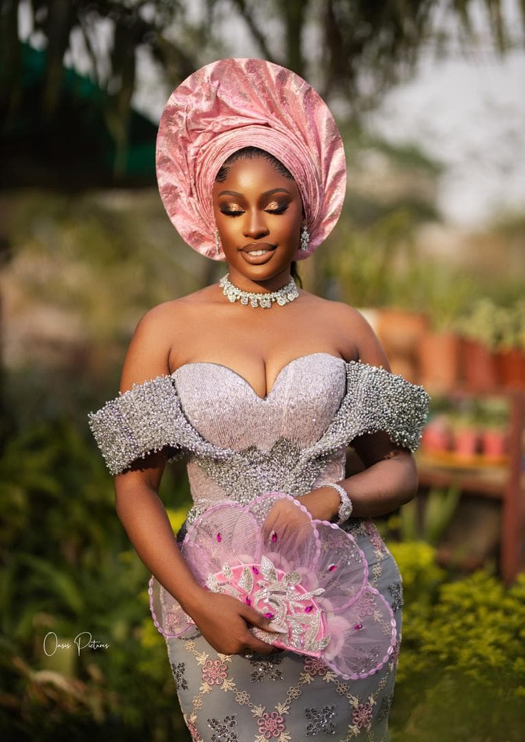 Couture non-bridal ensemble